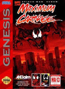 Spiderman Maximum Carnage [Cardboard Box] - In-Box - Sega Genesis  Fair Game Video Games