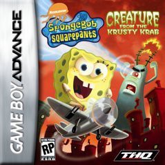 SpongeBob SquarePants Creature from Krusty Krab - Complete - GameBoy Advance  Fair Game Video Games