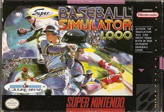 Super Baseball Simulator 1.000 - Complete - Super Nintendo  Fair Game Video Games