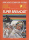Super Breakout [Tele Games] - Complete - Atari 2600  Fair Game Video Games