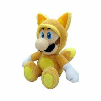 Super Mario 3D World Series Kitsune Fox Luigi Plush, 10"  Fair Game Video Games