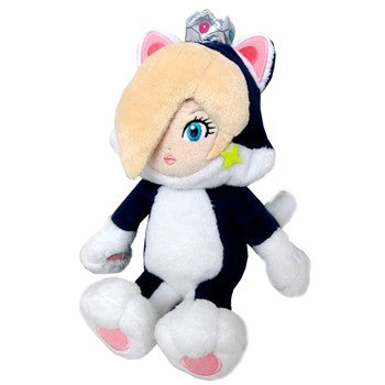 Super Mario 3D World Series Neko Cat Rosalina Plush, 9.5"  Fair Game Video Games