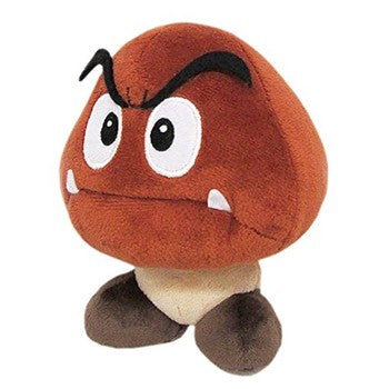 Super Mario All Star Collection Goomba 6" Plush  Fair Game Video Games