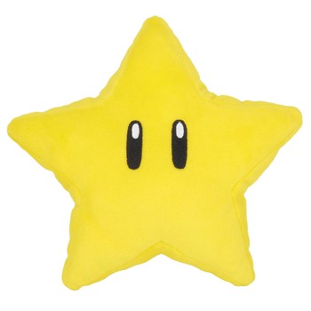 Super Mario All Star Collection Super Star Plush, 6"  Fair Game Video Games