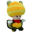 Super Mario Series Flying Squirrel Yellow Toad Plush, 9"  Fair Game Video Games