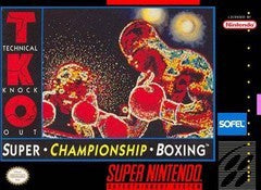 TKO Super Championship Boxing - Loose - Super Nintendo  Fair Game Video Games