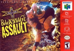 WCW Backstage Assault [Gray Cart] - Loose - Nintendo 64  Fair Game Video Games
