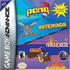 Pong / Asteroids / Yar's Revenge / Millipede / Super Breakout / Lunar Lander - In-Box - GameBoy Advance