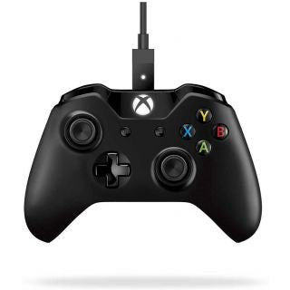 Wireless Controller For Xbox One® + PC Cable (Black) - Microsoft