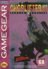 Choplifter III - Loose - Sega Game Gear