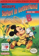 Mickey's Safari in Letterland - In-Box - NES