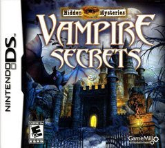 Hidden Mysteries: Vampire Secrets - In-Box - Nintendo DS