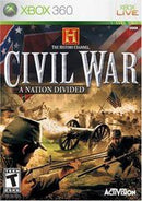 History Channel Civil War A Nation Divided - In-Box - Xbox 360