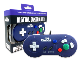 Digital Controller compatible with Gamecube & Gameboy Player -Purple